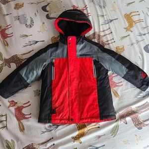 Red & Black Winter Jacket
